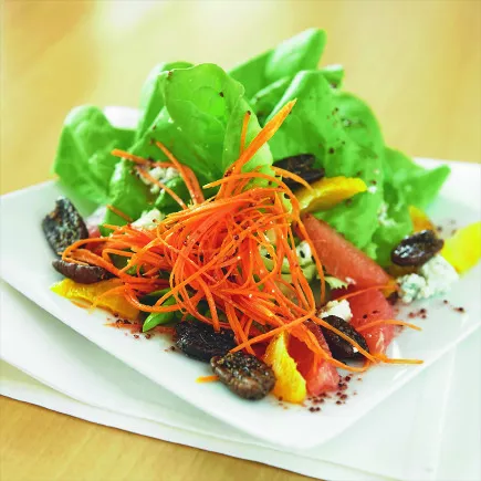 Салат с грейпфрутом и морковью