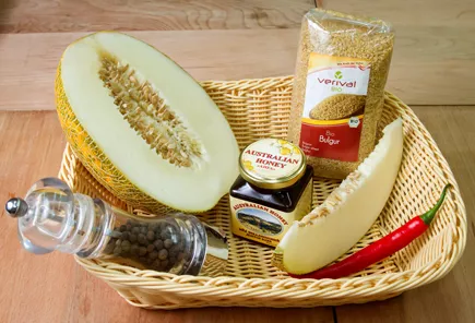 Булгур с дыней и медом