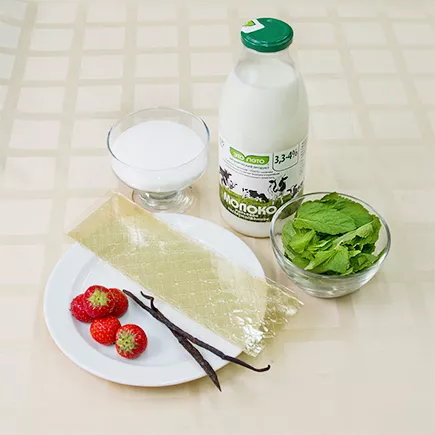 Паннакота с мятой