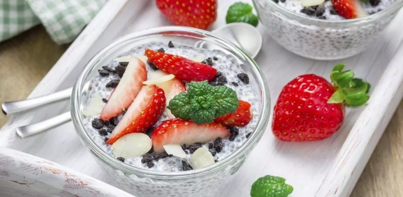 Пудинг из семян чиа